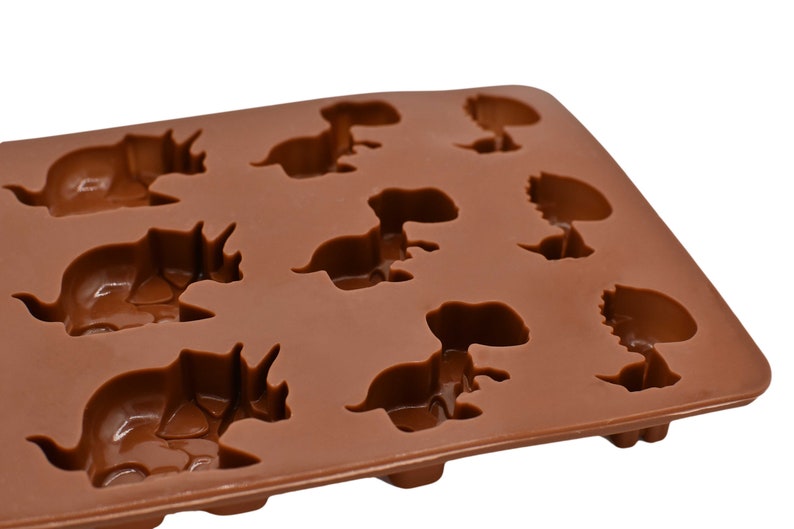 Dinosaur Silicone Mold Chocolate Ice Cube Tray Muffin Molds DIY SOAP Mould Jello Candy Bild 7