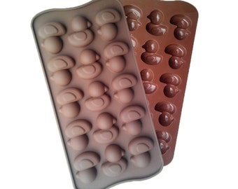 Duck Ducky Silicone Mold Chocolate Ice Cube Tray Muffin Molds DIY SOAP Mould Jello Candy