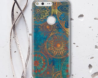 Bohemian Google Pixel 2 3a Mandala Case Rubber Cover Google Pixel XL 2 Cover Google Pixel 3 Case Mandala Phone Case Silicone Cover WC1097