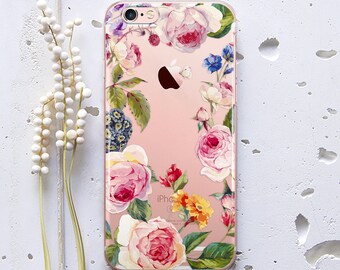 Flowers iPhone XS Max XR X Case Samsung Galaxy S9 Floral iPhone 7 Case iPhone 8 Case iPhone 6s Case  iPhone 8 Plus Case Samsung S8 WC1218