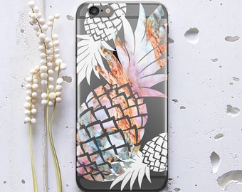 Pineapple iPhone XR XS Max 7 Plus Case Samsung Galaxy S9 Case iPhone 8 Case iPhone X Case iPhone 6s Plus Case Samsung S10e S10 Case WC1168