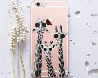 Giraffes Case iPhone XR XS Max 7 iPhone 6 Case Simba iPhone se 2 Case for Samsung Note 5 Case iPhone X Case Clear Case Galaxy S9 WC1153