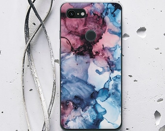 Smoke Google Pixel 3a XL Case Silicone Google Pixel 2 XL Case Blue Marble Google Pixel 3 Cover Google Pixel Painting Google Pixel WC1267