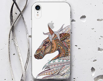 Horse iPhone XS Max Case iPhone X XR Pixel 3a Samsung Galaxy S8 Case iPhone XR Clear Case iPhone 6s Silicone iPhone 8 Case iPhone 7 WC1136