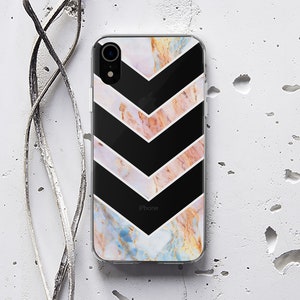 Marble Phone XS Max XR X Case iPhone 5s Case iPhone 6s Case iPhone 8 iPhone 6 Plus Silicone Clear iPhone 7 Pixel 3a Samsung Galaxy S7 WC1121 image 1