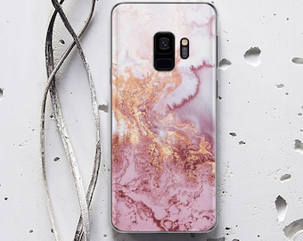 Stone Samsung S21 Plus Case Samsung Galaxy S21 Ultra Case Gold Paints Samsung Note 20 Ultra Case Pink Marble Samsung Note 20 Case S21 WC1559