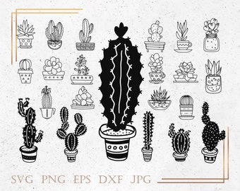 Free Free Cactus Outline Svg 461 SVG PNG EPS DXF File