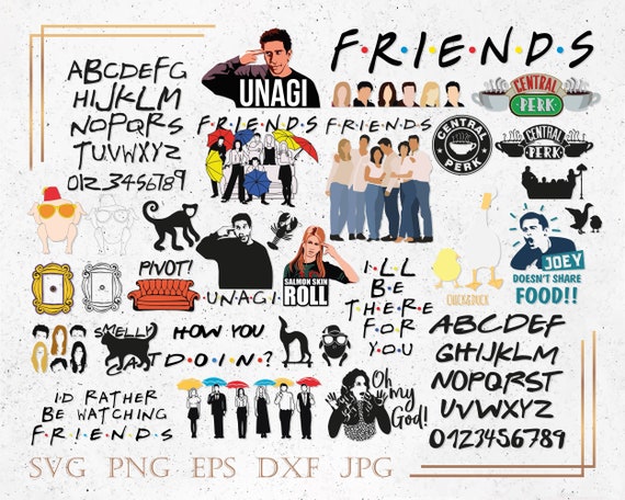 Download Friends Bundle Svg Friends TV Show Svg Friends Quote Svg ...