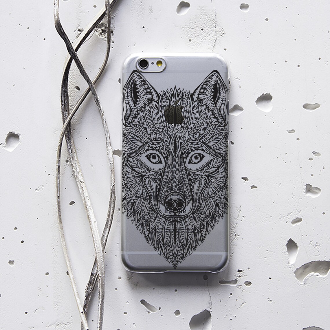 Clear iPhone 11 Case Wolf iPhone 11 Pro Max Case Art Wolf Face | Etsy