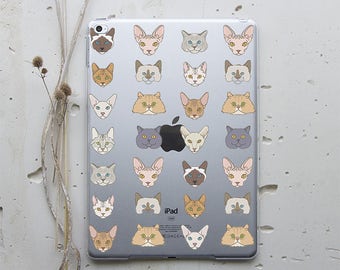 iPad Pro 12.9 Case Cats iPad Mini 5 Case Cat iPad 9.7 2017 Case Animal iPad Mini Case Kitty iPad 11 Case Pussy iPad Air 3 Case iPad 6 WC4021