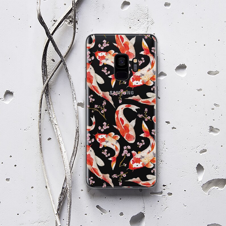 Koi Fish Case Phone iPhone XS Max XR X 6 Plus Case iPhone X Case iPhone Case 6s Case for Samsung Galaxy S6 Case S6 Edge iPhone se 2 WC1223 image 5