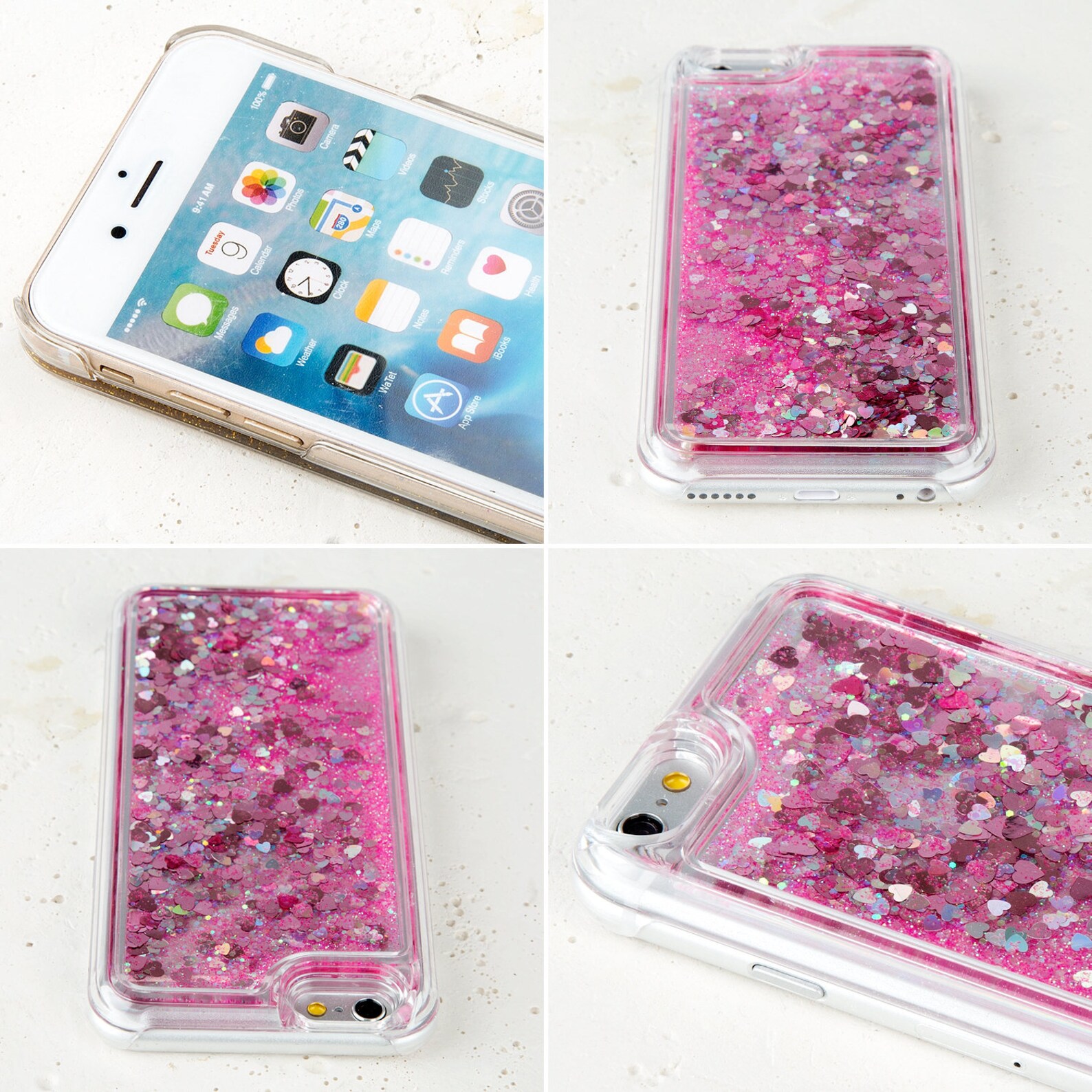 Liquid Glitter IPhone Case Moving Glitter Rainbow IPhone X Etsy