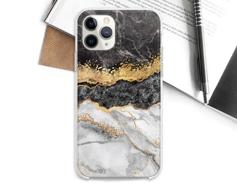 Golden Design iPhone 13 Pro Case 13 Pro Max iPhone Case Protective iPhone 13 Case Marbled iPhone Mini 12 Case iPhone 12 Pro Max Case SC0136