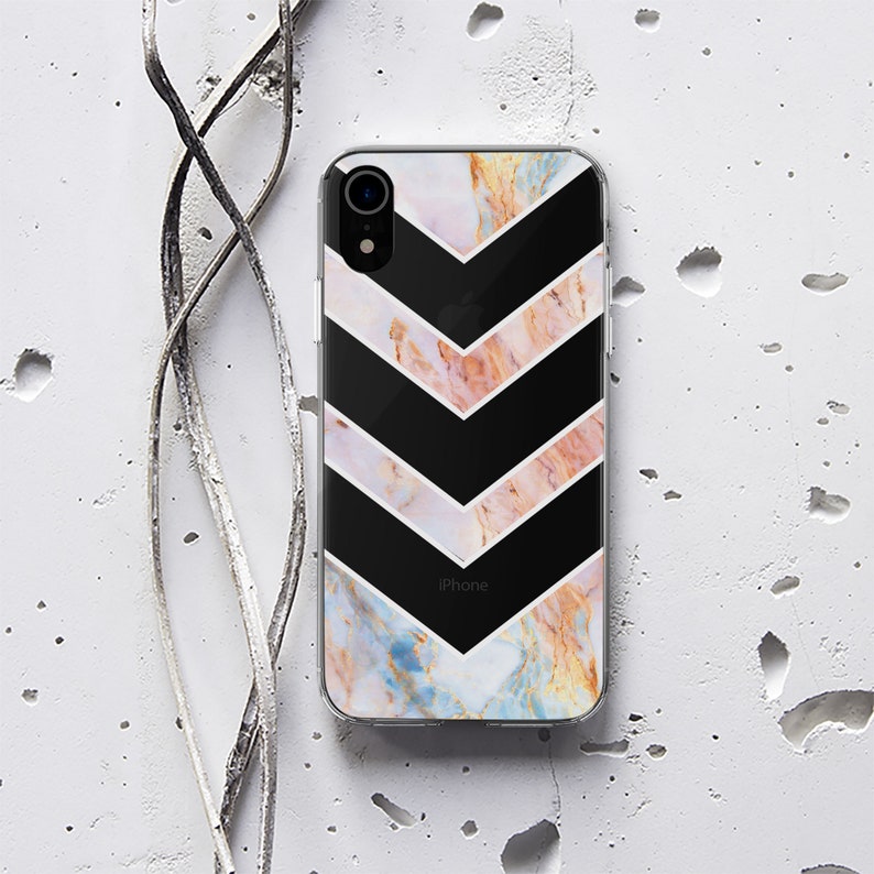 Marble Phone XS Max XR X Case iPhone 5s Case iPhone 6s Case iPhone 8 iPhone 6 Plus Silicone Clear iPhone 7 Pixel 3a Samsung Galaxy S7 WC1121 image 1