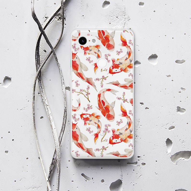 Koi Fish Case Phone iPhone XS Max XR X 6 Plus Case iPhone X Case iPhone Case 6s Case for Samsung Galaxy S6 Case S6 Edge iPhone se 2 WC1223 image 7