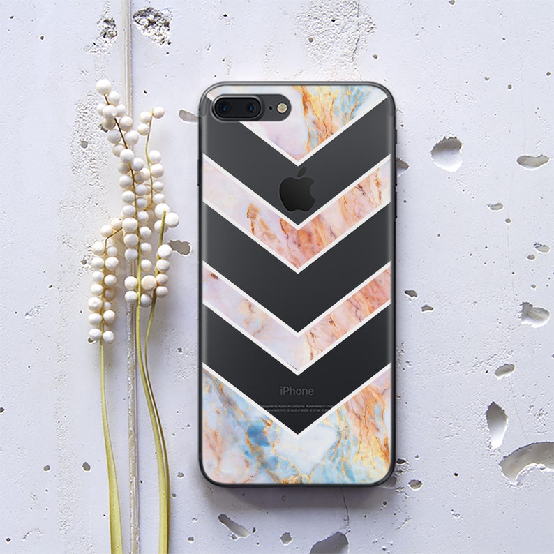 Marble Phone XS Max XR X Case iPhone 5s Case iPhone 6s Case iPhone 8 iPhone 6 Plus Silicone Clear iPhone 7 Pixel 3a Samsung Galaxy S7 WC1121 image 3