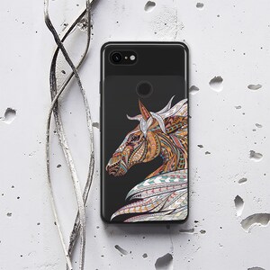 Horse iPhone XS Max Case iPhone X XR Pixel 3a Samsung Galaxy S8 Case iPhone XR Clear Case iPhone 6s Silicone iPhone 8 Case iPhone 7 WC1136 Bild 8