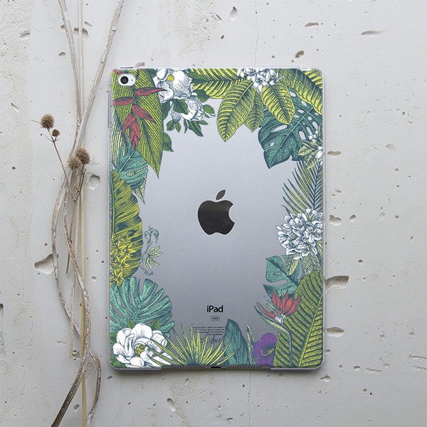 Tropisch iPad Mini 4 Floral iPad Mini 5 Hülle Blätter iPad Air 3 Case Blumen iPad Mini 3 Case iPad 3 Case iPad Pro 12.9 iPad Pro 9.7 WC4038