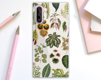 Floral Samsung Note 20 Ultra Silicone Case Samsung S21 Plus Soft Case Plants Samsung S21 Ultra Case Samsung S20 FE 5G Note 20 Case WC1568