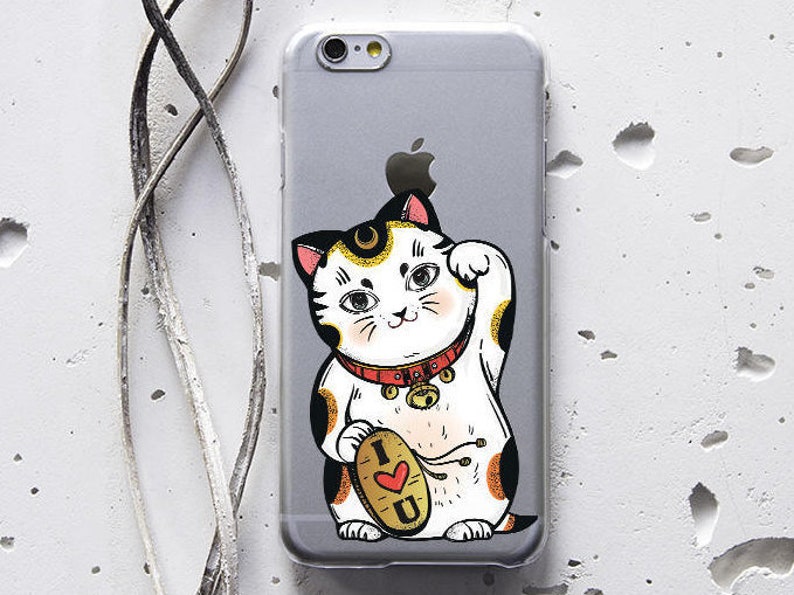 Cat iPhone XS Max XR Case iPhone 8 Plus Case iPhone 7 Case iPhone 6 Plus Case Clear iPhone 6s Plus Case for Samsung Galaxy S9 Phone X WC1123