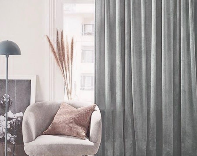 Velvet Curtains, Custom Window Curtain Panels, Curtain Panels, Blackout Curtains, Dining Room Curtains, Bedroom Curtains, Linen Curtains,