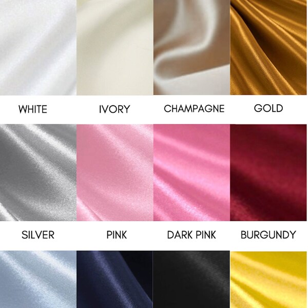 Satin Curtains - Etsy