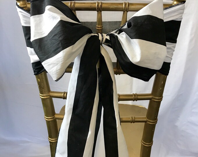 SALE! BULK 50, wedding chair sash, Striped chair sash, chair sash, chair cover, tripes, stripped, modern chair sash, sale