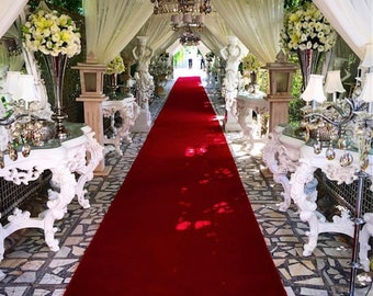 Party Eventdekoration Partydekoration 45ft Red Carpet Floor