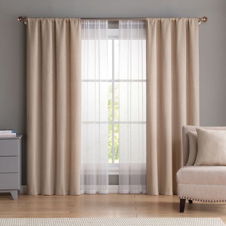 Voile Curtains Custom Window Curtain Panels Curtain Panels - Etsy Canada