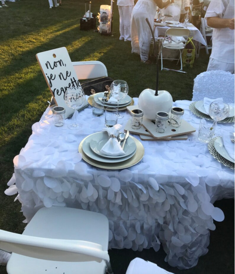 Wedding Tablecloth Table Cloth Wedding Decor Baby Shower Etsy