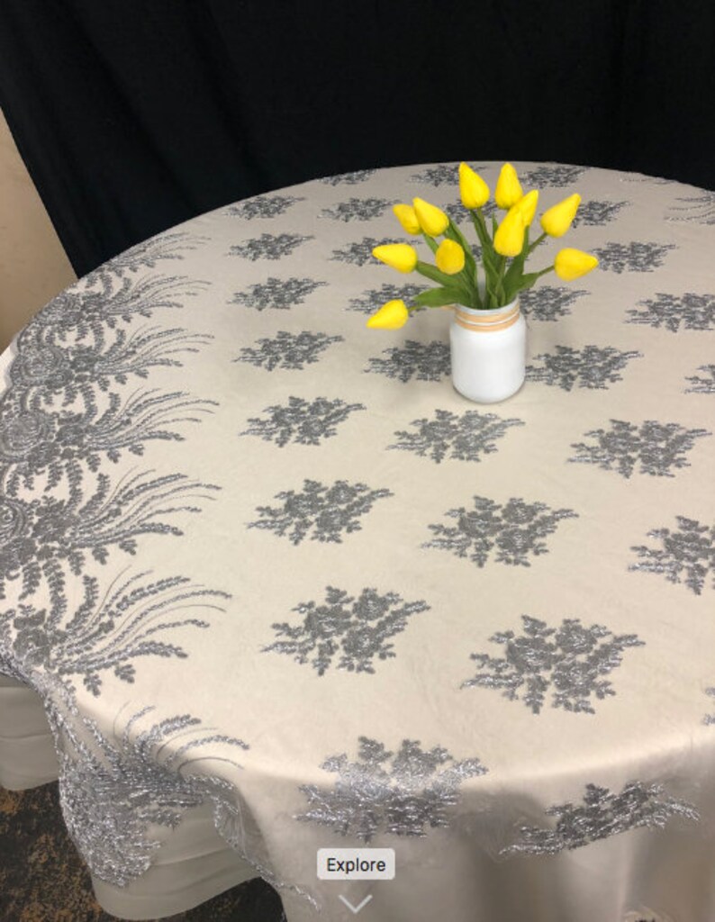 Gold lace tablecloth gold table overlay lace table overlay Etsy