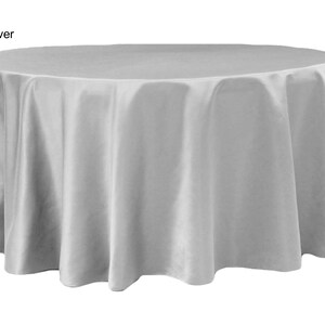Blush Lamour Satin Tablecloth, Table Overlay, Wedding Tablecloth ...