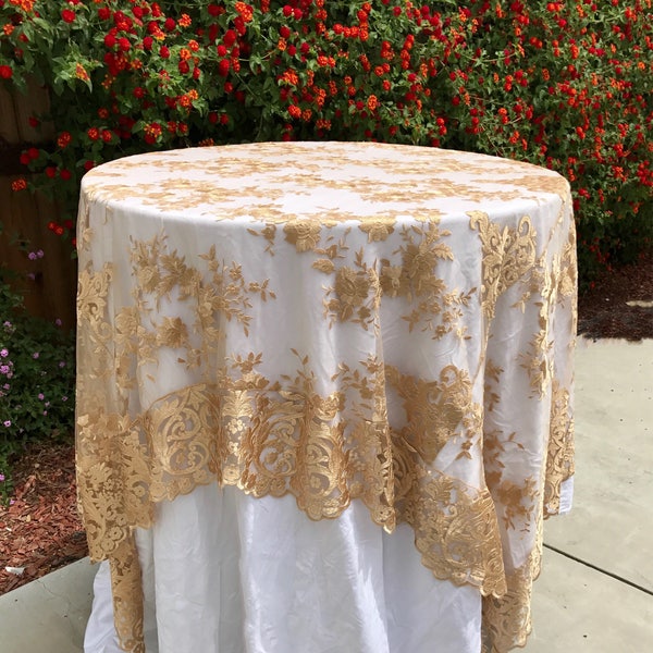 Lace Tablecloth Overlay, New Lace, Wedding Decor, Tablecloth, Table Runner, Party Decor, Special Occasion, Bridal Decor, Home Decor