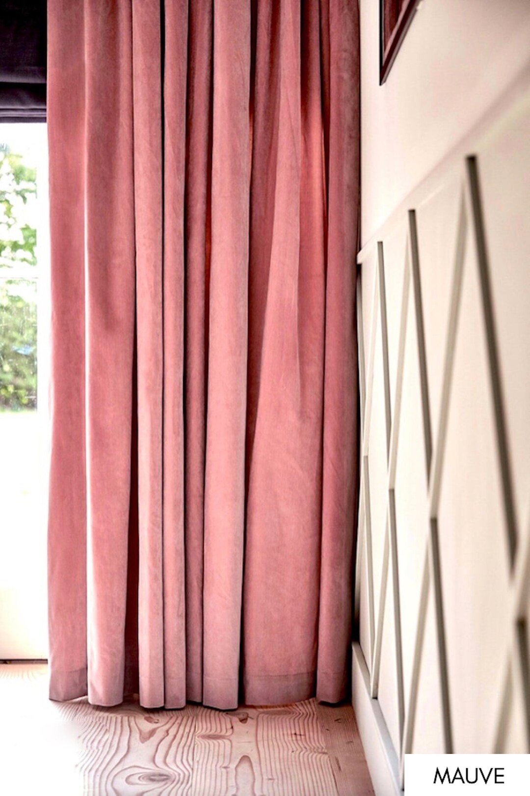 Velvet Curtains, Custom Window Curtain Panels, Curtain Panel, Nursery