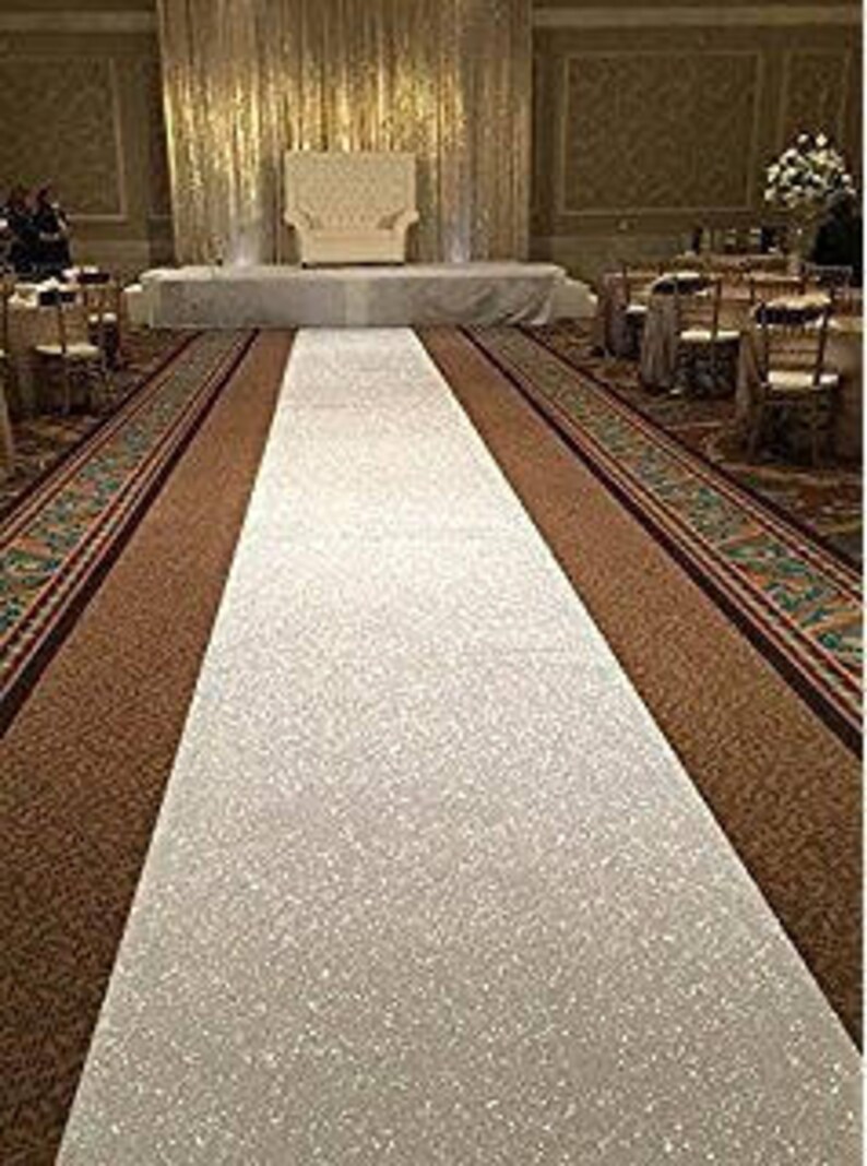 Wedding Decor Wedding Aisle Runner Sequin Aisle Runner Etsy