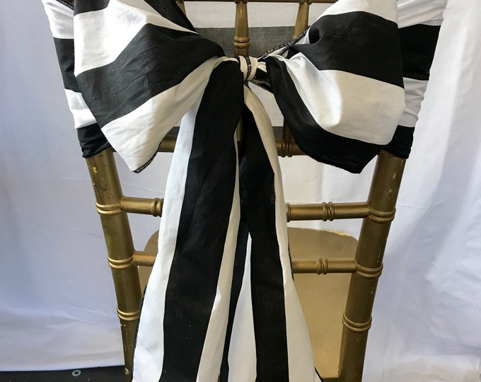 BULK 50, wedding chair sash, Striped chair sash, chair sash, 50 BULK, chair cover, tripes, stripped, modern chair sash, sale