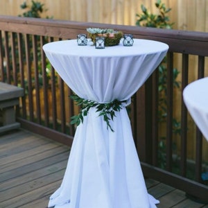 Tablecloth wedding tablecloth lamour satin tablecloth table image 3