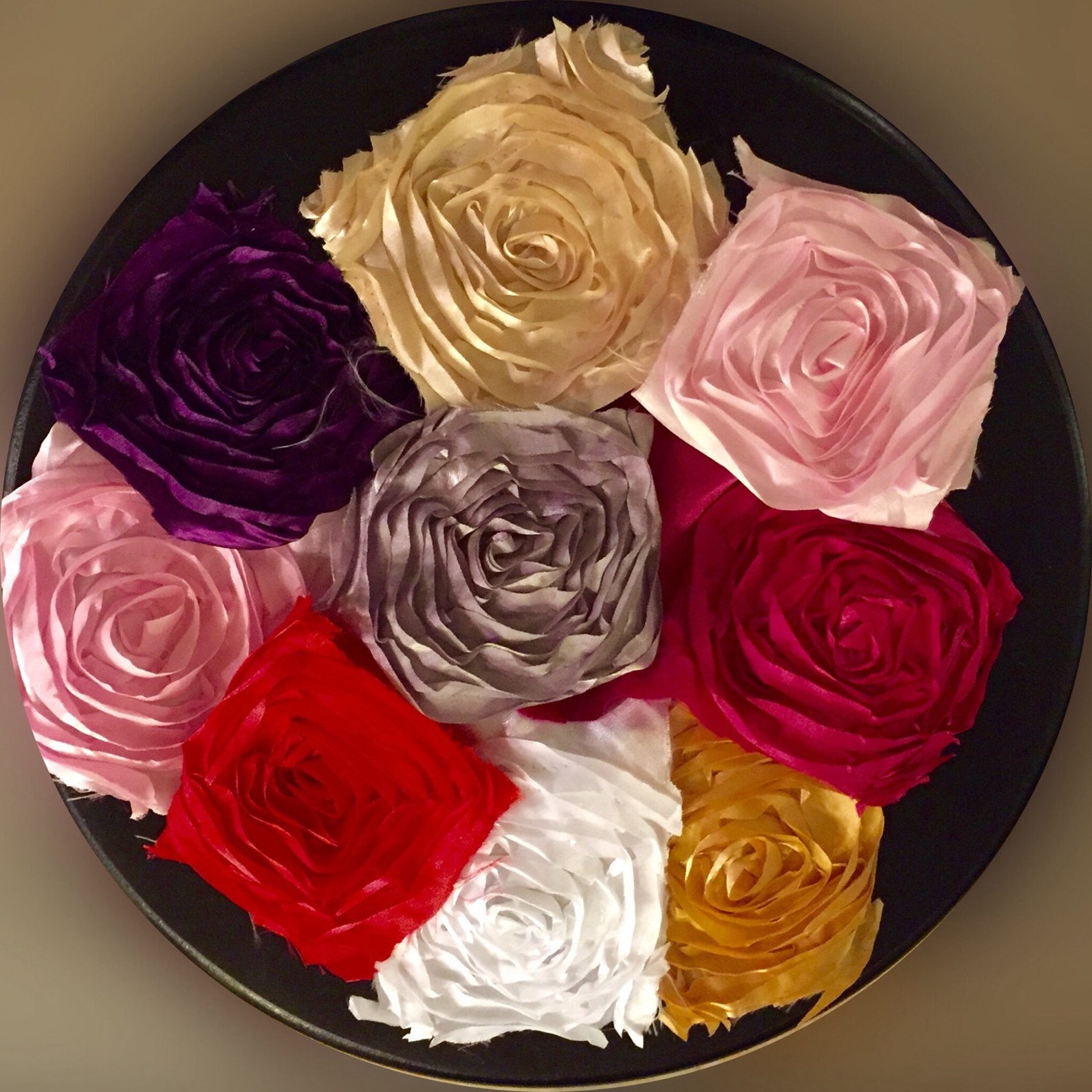 Rosette Table Cloth Wedding Wedding Decor Rosette Etsy