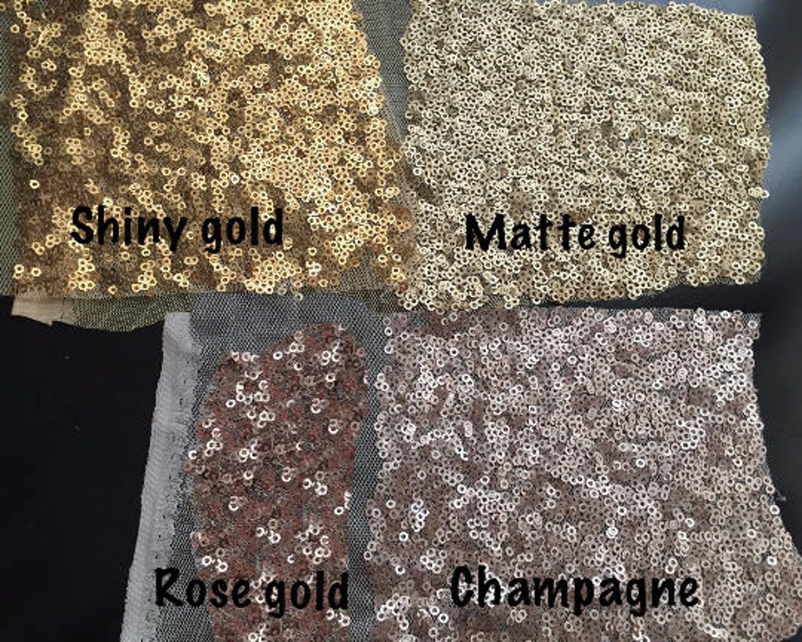 Fabric Shiny Gold Tree Skirt