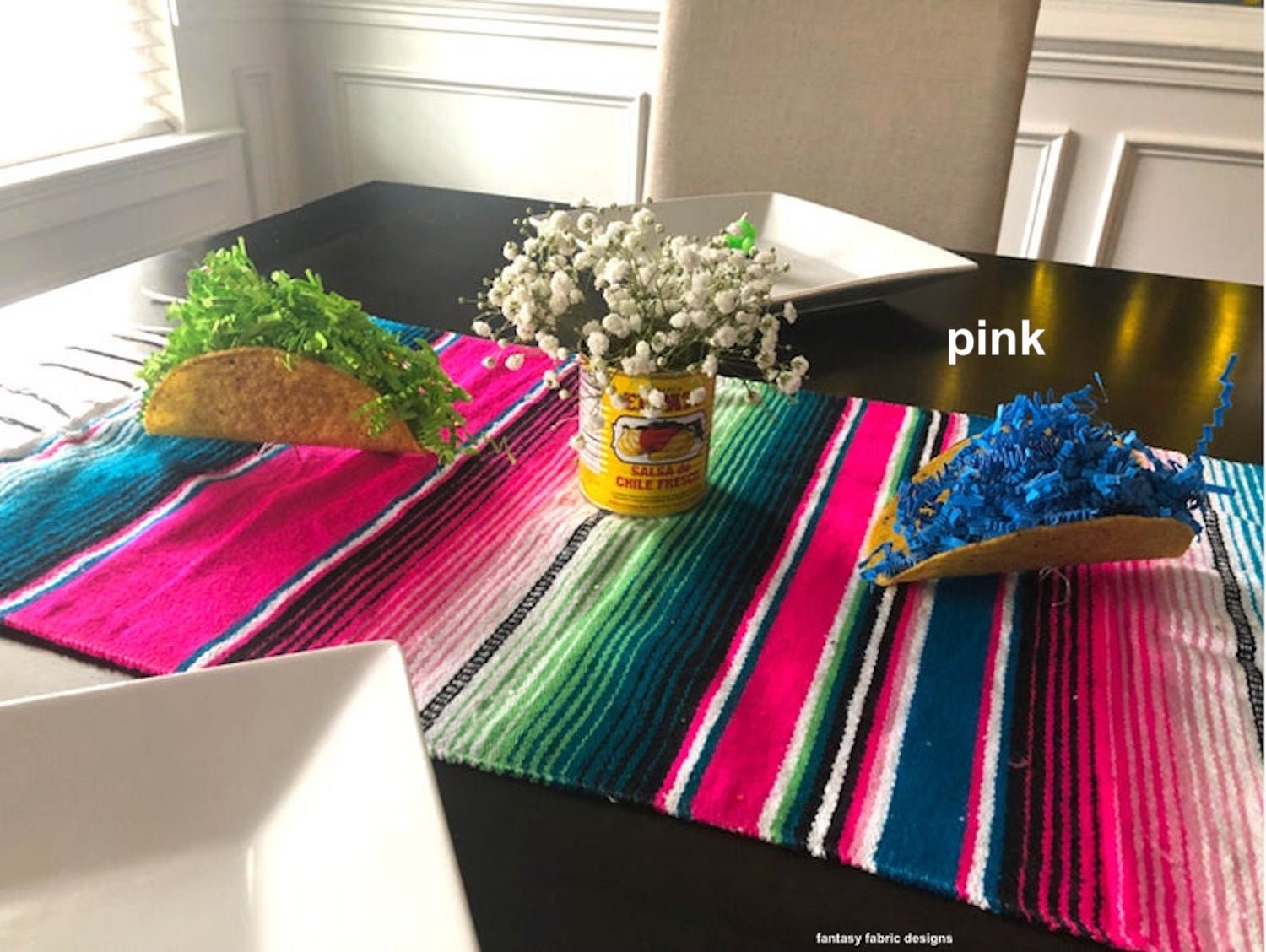 Sarape Table Runner Mexican Table Runner Bohemian Decor Fiesta Table Runner Table Runner Day Of The Dead Mexican Serape Festive