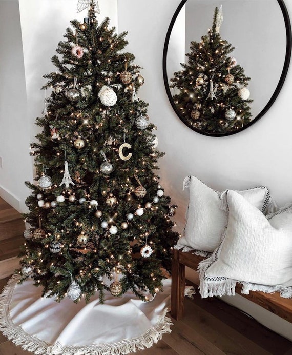 Fringe Tree Skirt Christmas Tree Skirt Tree Skirt Burlap Etsy image 0 - Fringe Tree Skirt Christmas Tree Skirt Tree Skirt Burlap Etsy