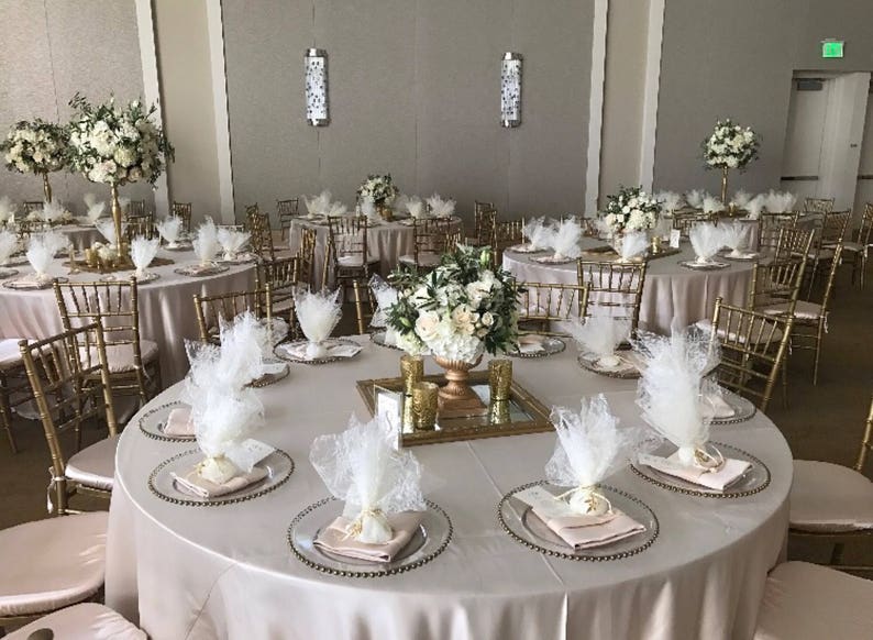 Tablecloth Wedding Tablecloth Lamour Satin Tablecloth Table Etsy