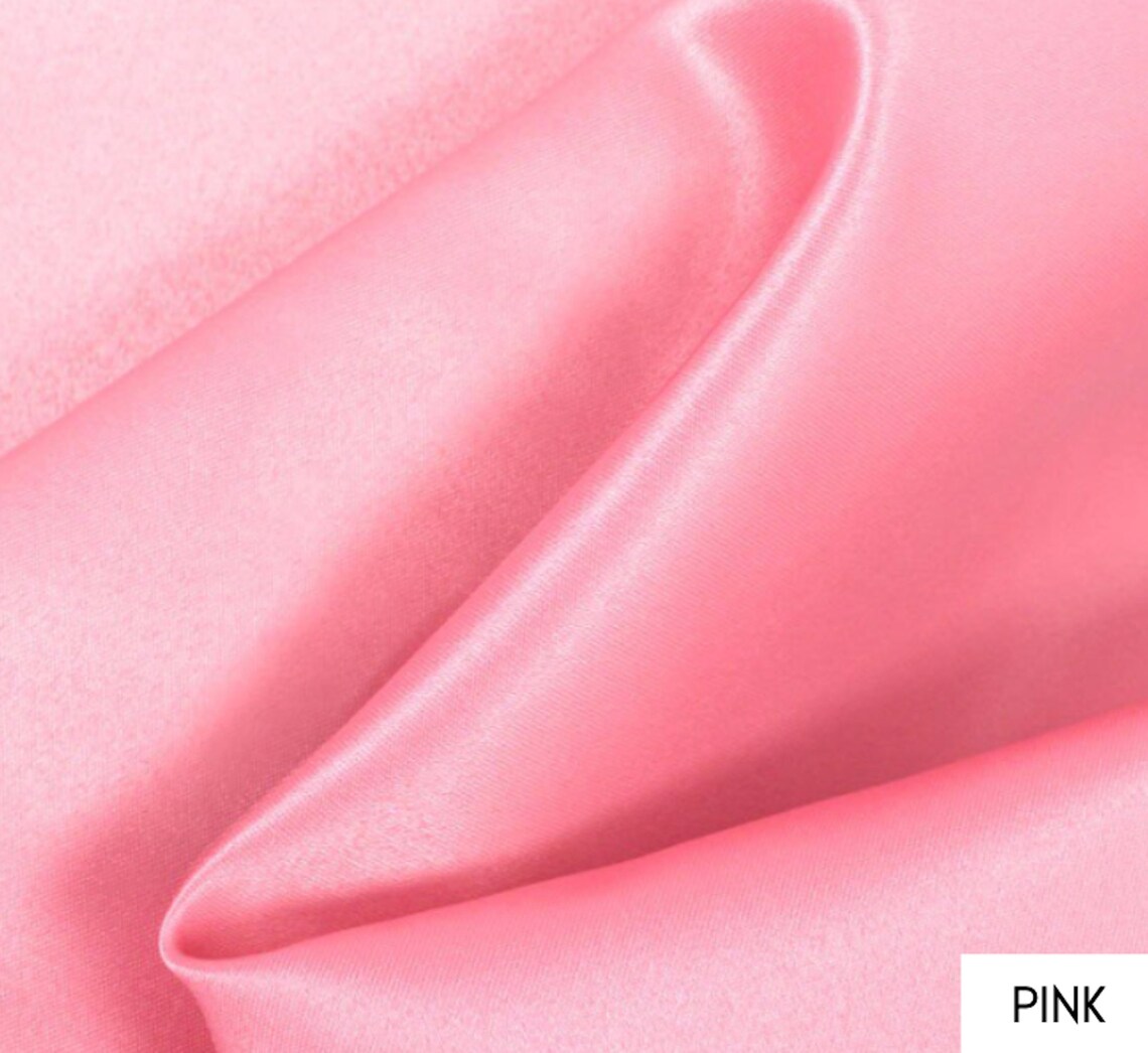 Matte Satin Fabric by the Yard Dull Satin Yardage Wedding Etsy