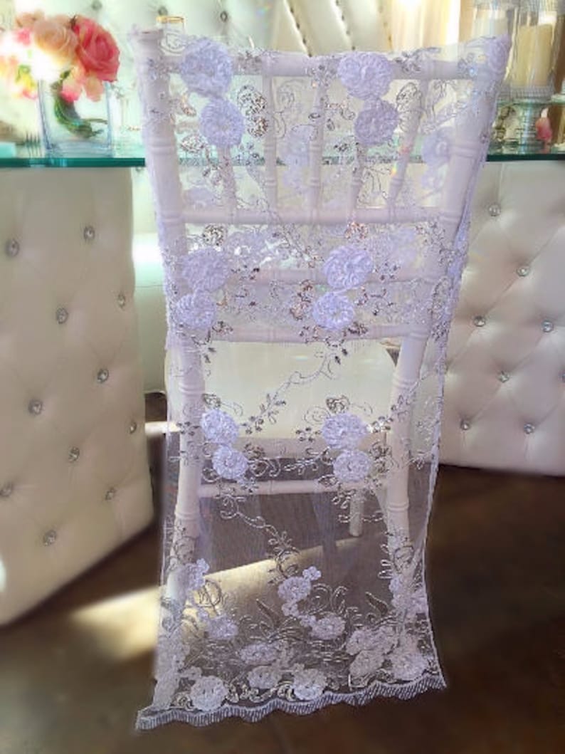 Bulk 50 Chair Covers Lace Chair Covers Wedding Chair Cover Embroidered Lace Lace Bridal Chair Full Length Wedding Decor Sale