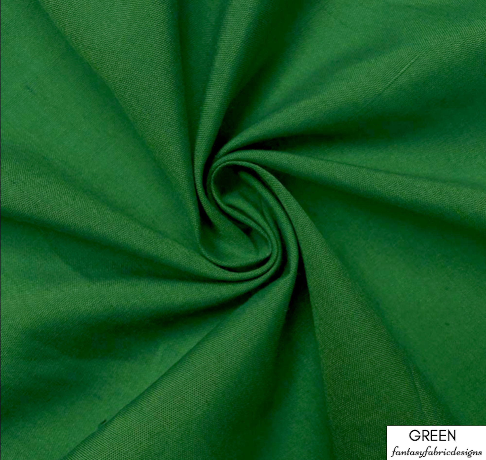 Polyester Fabric, Fabric by the Yard, Poly Poplin Yardage, Per Yard, Fabric Per Yard, White