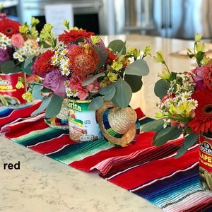 Serape, table runner, Mexican table runner, bohemian decor, fiesta table runner, table runner, day of the dead, Mexican serape, festive