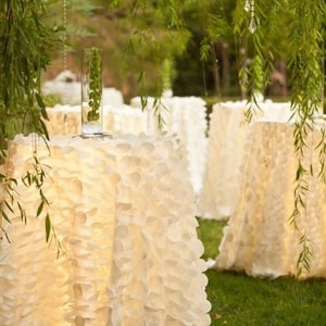 Tovaglia nuziale, tovaglia, arredamento nuziale, tovaglia per baby shower, sovrapposizione tavolo, festa di Hollywood, tovaglia nuziale, tovaglia bianca