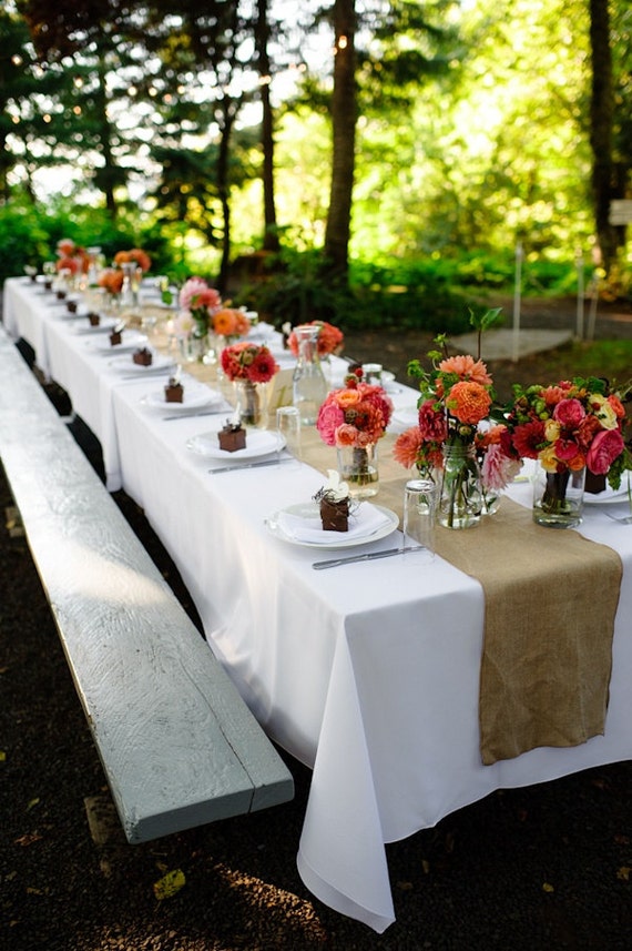 Chemin de Table Toile de Jute – Sentier De Table