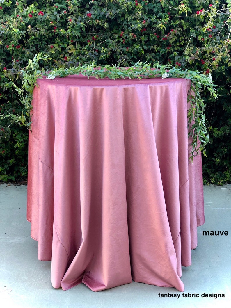 Velvet Tablecloth Wedding Decor Table Cloth Wedding Table Etsy
