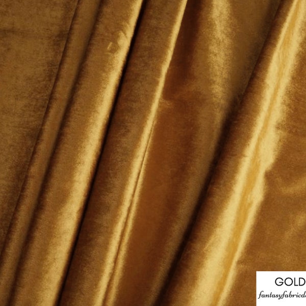 Fabric by the Yard, Velvet Fabric, Velvet Yardage, Per Yard, Fabric Per Yard, Gold Velvet, Blue Velvet, Black Velvet White Velvet Upholstery